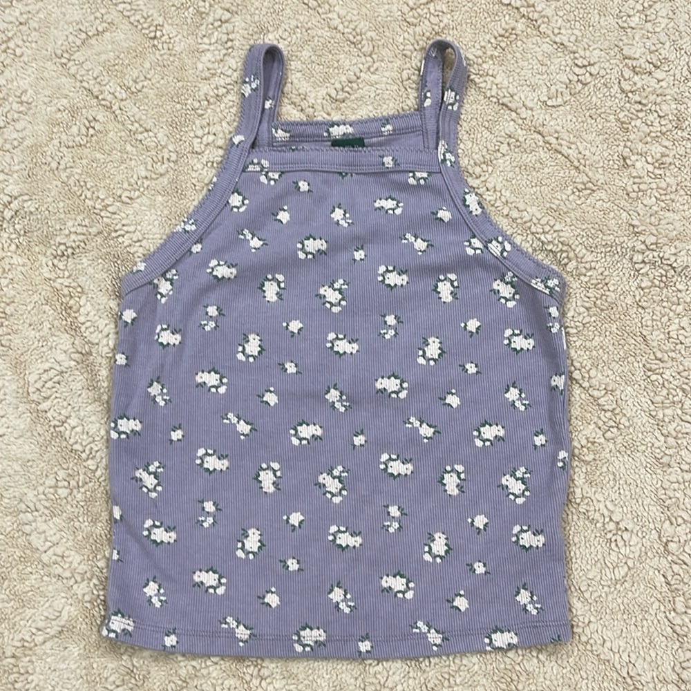 Wild Fable Purple Floral Tank Top